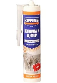 Клей KRASS ЖГ для стиропора и панелей Белый