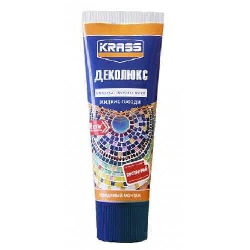 Клей KRASS ЖГ ДЕКОЛЮКС для ремонтных работ невидимый монтаж Клей KRASS ЖГ ДЕКОЛЮКС для ремонтных работ невидимый монтаж