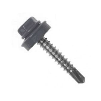 Саморез кровельный 5,5х38 крашеный RAL 7004 (Серый)