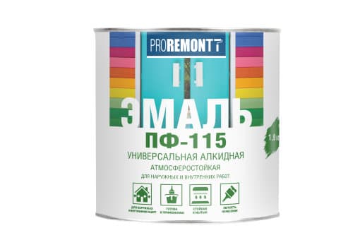 Эмаль ПФ-115 PROREMONT Синий 1,9 кг
